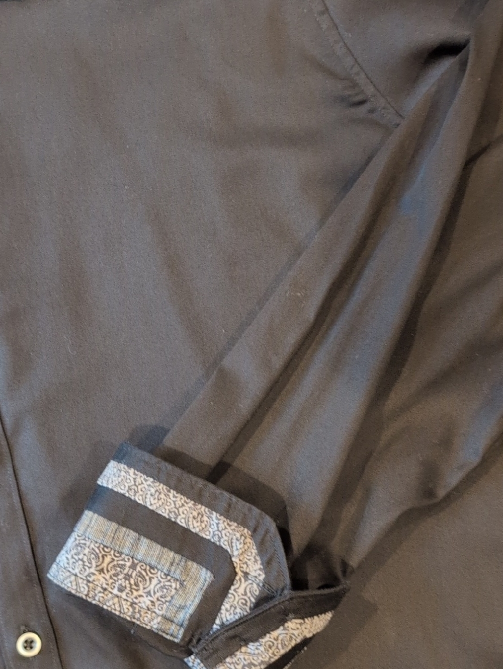 Robert Graham Rutherford Sport Shirt Long Sleeve Printed Cuff - Picture 3 of 7